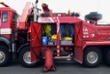 Schwerer LKW VU PKlemm A 4 Rich Olpe auf der Rodenkirchener Bruecke P331